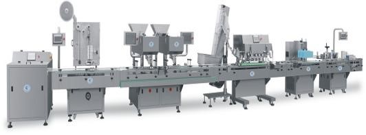 Bottle packaging line