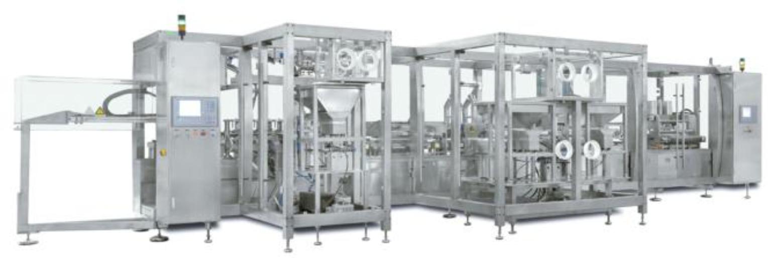 Non-PVC film soft bag infusion production line